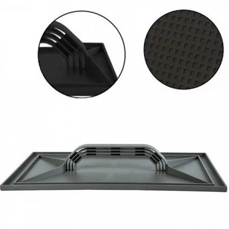 FRATTAZZO Frattone in plastica 18x27 cm nero murature spatola edilizia intonaco