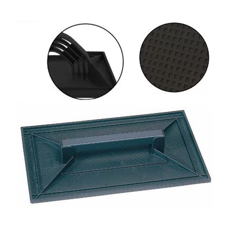 FRATTAZZO Frattone in plastica 26x42cm nero murature spatola edilizia intonaco