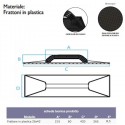 FRATTAZZO Frattone in plastica 26x42cm nero murature spatola edilizia intonaco
