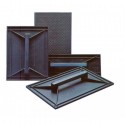 FRATTAZZO Frattone in plastica 26x42cm nero murature spatola edilizia intonaco