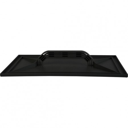 FRATTAZZO Frattone in plastica 26x42cm nero murature spatola edilizia intonaco