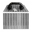 Rasatore per intonaco a denti di lupo Dimensioni 25x15 cm acciaio zincato manico