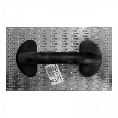 Rasatore per intonaco a denti di lupo Dimensioni 25x15 cm acciaio zincato manico