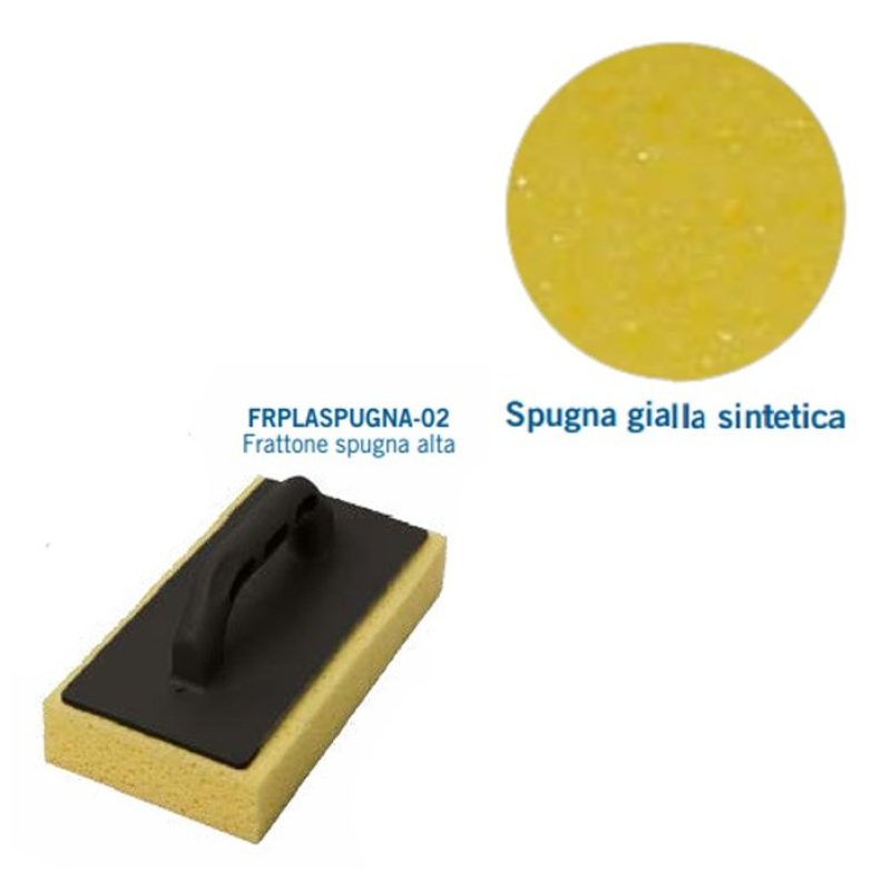 Hongu Frattone con spugna gialla per pulizia pulitura piastrelle 28...