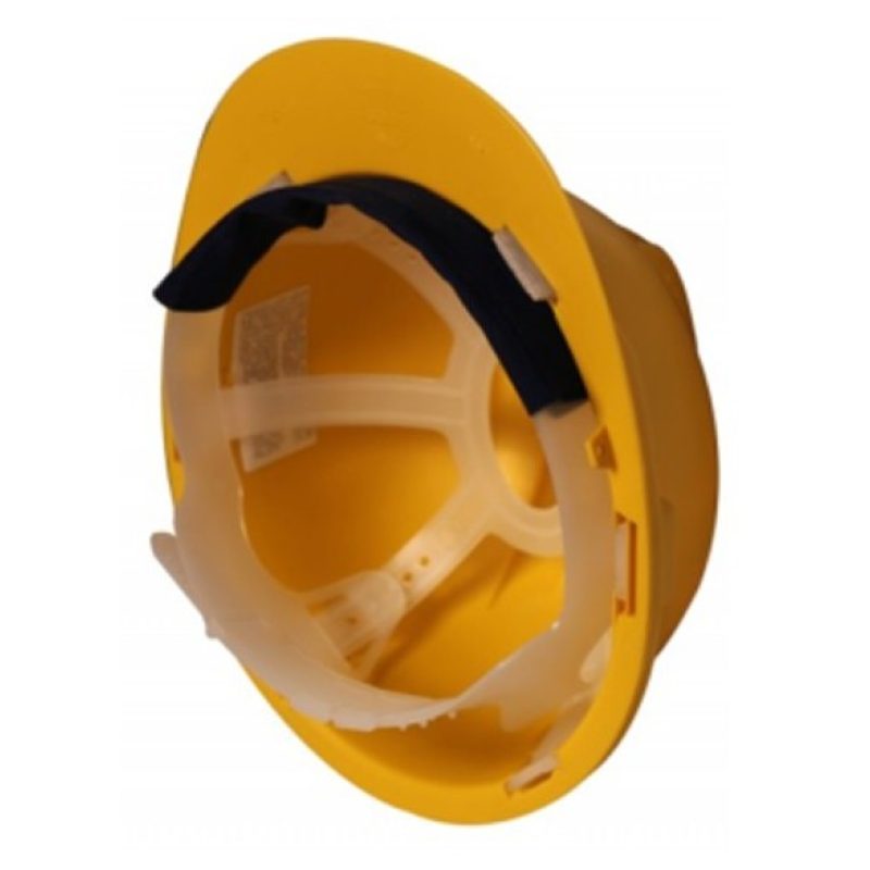 Ares ELM Elmetto casco di protezione in polietilene giallo caschett...