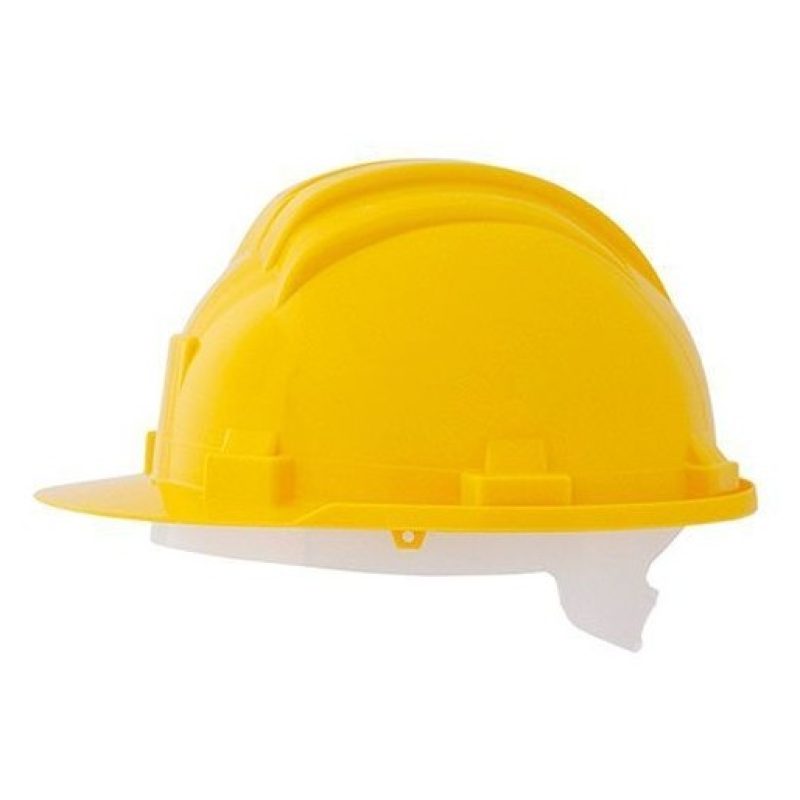 Ares ELM Elmetto casco di protezione in polietilene giallo caschett...