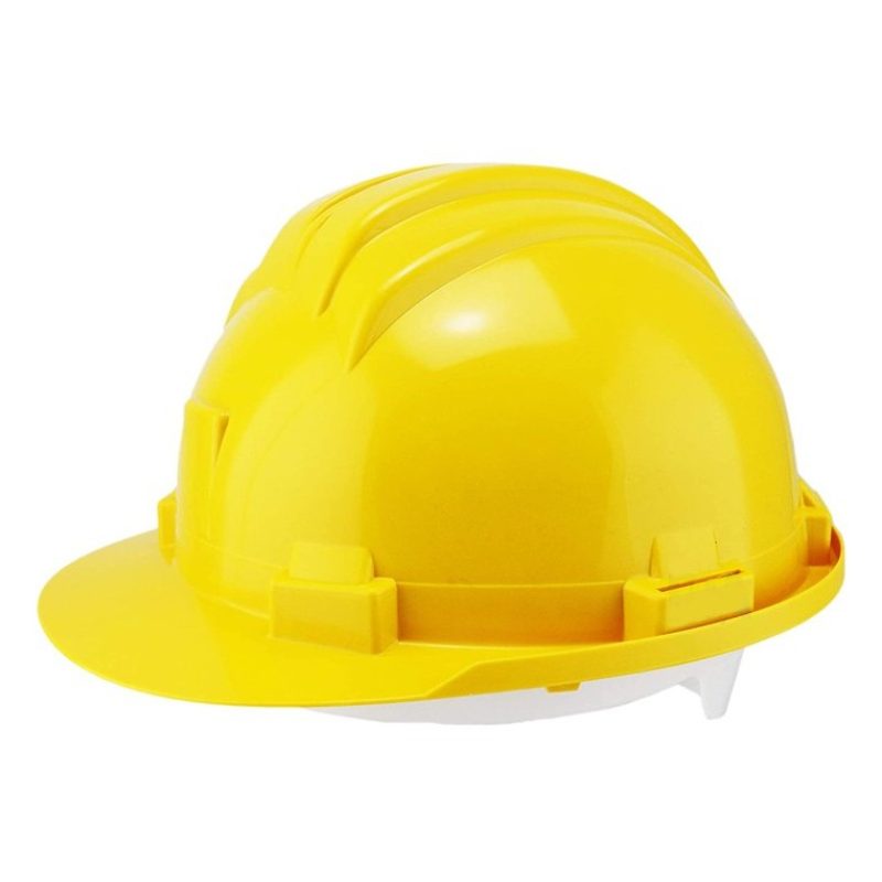 Ares ELM Elmetto casco di protezione in polietilene giallo caschett...