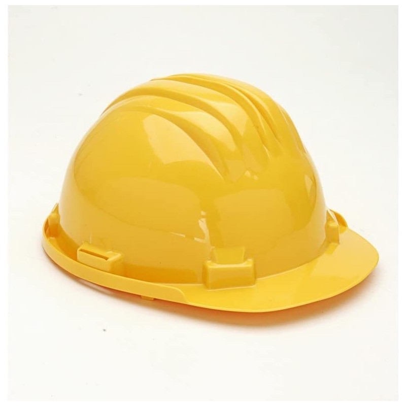 Ares ELM Elmetto casco di protezione in polietilene giallo caschett...