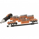 Kit cacciavite cricchetto con flessibile multiuso 58pz inserti prolunga giravite