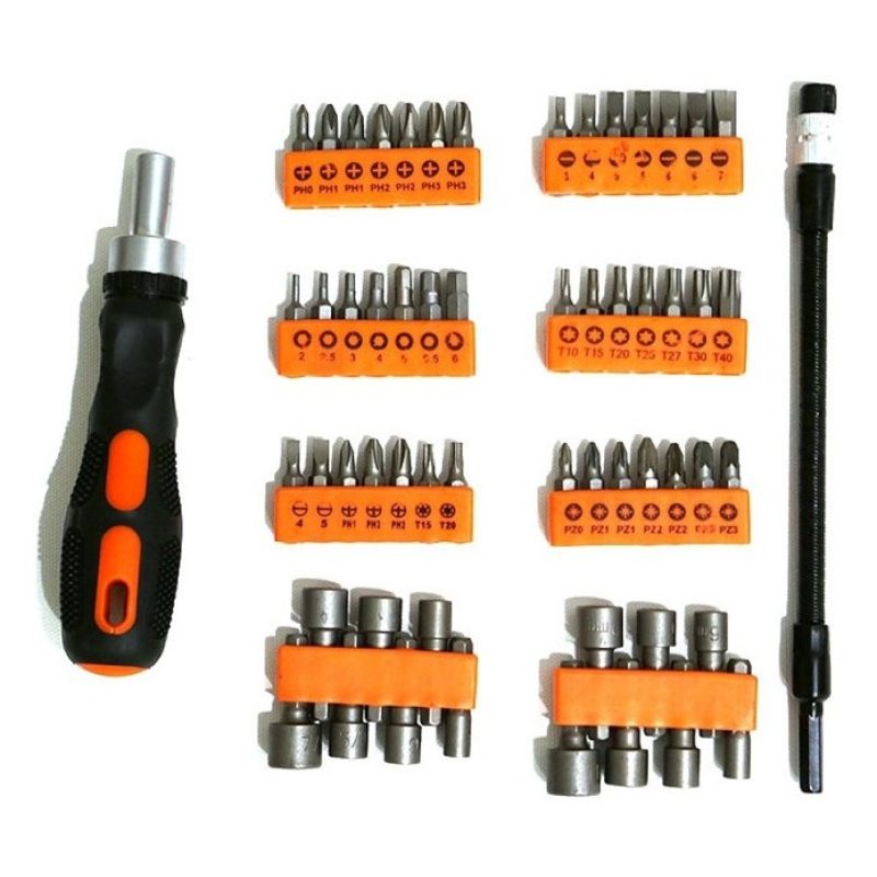 Hongu Elettronics Kit Cacciavite Cricchetto con Flessibile Multiuso...
