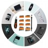Hongu Elettronics Kit Cacciavite Cricchetto con Flessibile Multiuso...