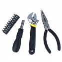 Kit cacciavite a incastro inserti multiuso 13pz pinza e chiave a rullino lavoro