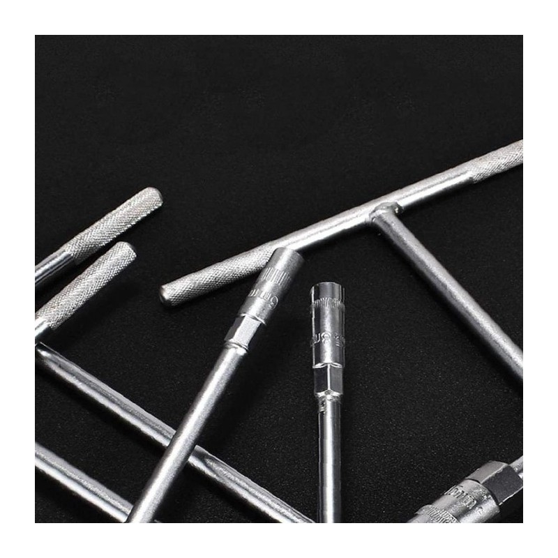 Hongu Elettronics 2x Chiave a T Lunga Acciaio al Chrome Vanadium Bu...