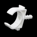 10 CLIP SUPPORTI FERMA REGGI TUBO IN PLASTICA FISCHER DI FISSAGGIO 16/20/25/32mm