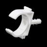 Hongu 10 CLIP SUPPORTI FERMA REGGI TUBO IN PLASTICA FISCHER DI FISS...