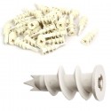 60PZ Tassello tasselli in nylon vite autoperforante cartongesso 14x33mm E8-33