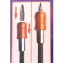 2pz Prolunga magnetica porta inserti cacciavite trapano e avvitatore 150 mm asta