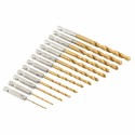 SET 13pz punte per trapano avvitatore codolo esagonale 1,5/6,5mm HSS per metallo