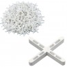 Hongu Distanziatori bianchi a croce 2mm per piastrelle 750pz posa p...