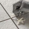 Distanziatori bianchi a croce 2mm per piastrelle 750pz posa pavimento mattoni