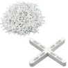 Hongu Distanziatori bianchi a croce 4mm per piastrelle 350pz posa p...