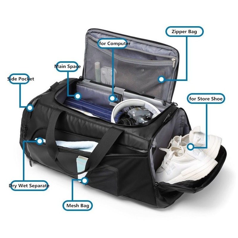 DOBO Borsone borsa zaino da palestra unisex allenamento viaggi fitn...