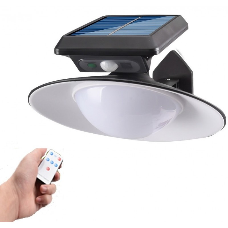 DOBO Lampada faro solare per esterni sensore di movimento impermeab...