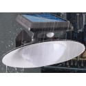 Lampada faro solare per esterni sensore di movimento impermeabile illuminazione