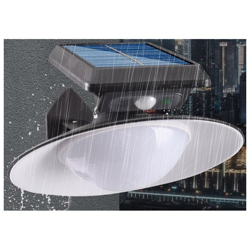 DOBO Lampada faro solare per esterni sensore di movimento impermeab...