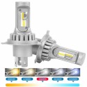 Coppia lampadine lampade fari LED h4 M9 led matrix 6000K no senza ventola