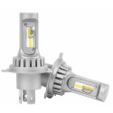Coppia lampadine lampade fari LED h4 M9 led matrix 6000K no senza ventola