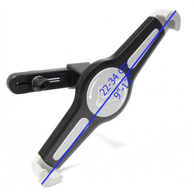 Supporto tablet poggiatesta auto ipad universale 7" - 11" stand orientabile