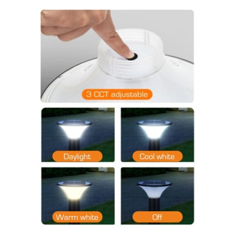 Hongu Lampione lampada da esterno lampioncino solare giardino telec...