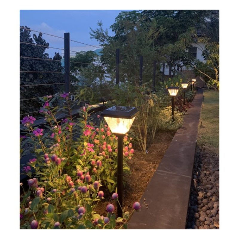 Hongu Lampione lampada da esterno lampioncino solare giardino telec...