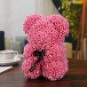 Hongu Orsetto di rose artificiale rosa 25cm idea regalo per anniver...