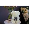 Hongu Orsetto di rose artificiale rosa 25cm idea regalo per anniver...