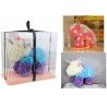 Hongu Unicorno di rose artificiali led 25 cm idea regalo anniversar...
