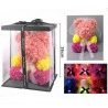 Hongu Orsetto di rose artificiale led idea regalo anniversario san ...