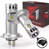 Hongu Z1 Lampadine H7 faro per auto LED con ventola integrata fari ...