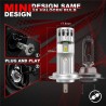 Hongu Z1 Lampadine H7 faro per auto LED con ventola integrata fari ...