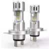 Hongu Z1 Lampadine H4 faro per auto LED con ventola integrata fari ...