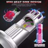 Hongu Z1 Lampadine H4 faro per auto LED con ventola integrata fari ...