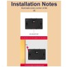 2 Lampada a LED energia solare Luce da parete muro Faro applique La...