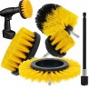 Hongu Set 4 spazzole trapano avvitatore attacco 1/4 setole sintetic...