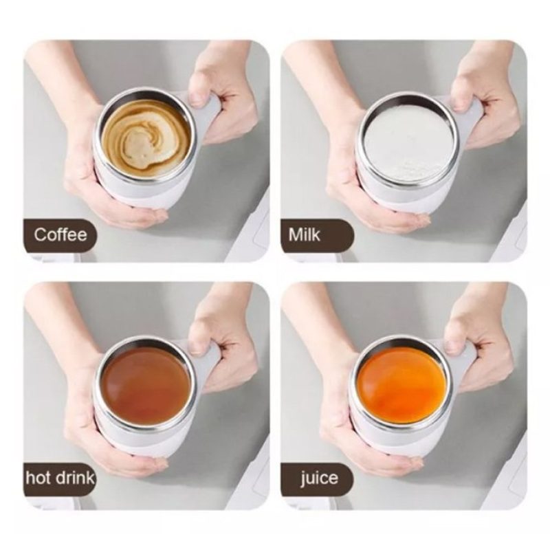 Hongu Tazza automescolante miscelazione caffè latte 380ml self stir...