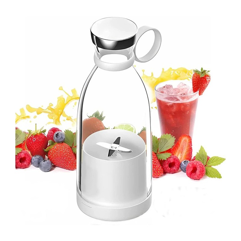 Mini frullatore portatile ricarica USB viaggio succo frutta frullati mixer 300ml