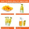 Hongu Mini frullatore portatile ricarica USB viaggio succo frutta f...