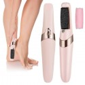 Rimuovi calli elettrico ricaricabile duroni piedi pedicure 2 testine portatile