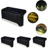 4Pz Faretto Led Solare Lampada Giardino Segnapasso Recinzione Luce ...