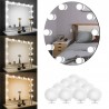 Luci LED da specchio per trucco dimmerabili da 10pz lampadine stile...